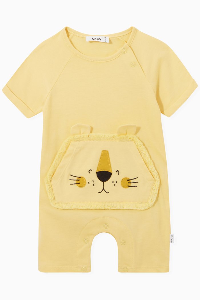 

Sami Romper in Cotton, Yellow