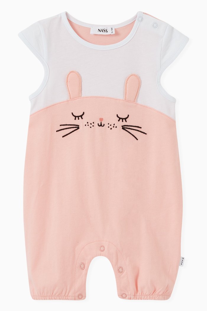 

Maya Romper in Cotton Jersey, Pink