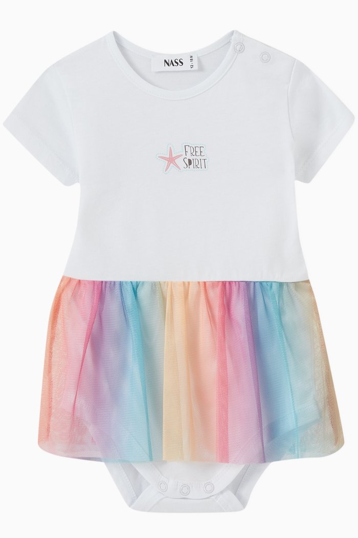 

Aaliyah Dress in Cotton Jersey, Multicolour