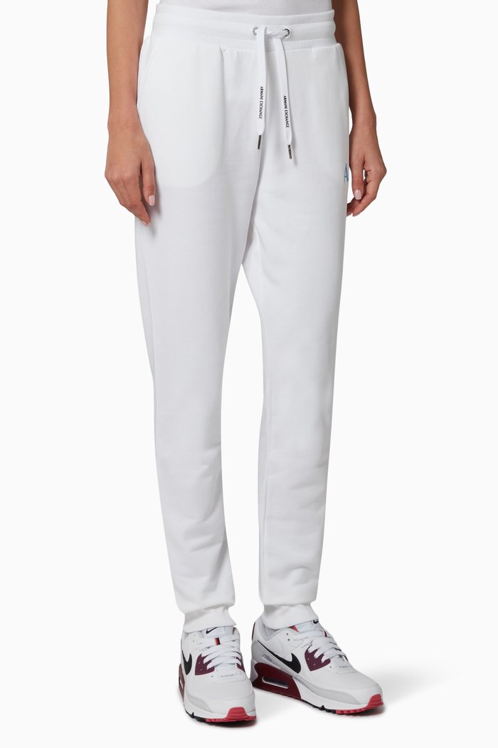 

Joggers in Fleece, White