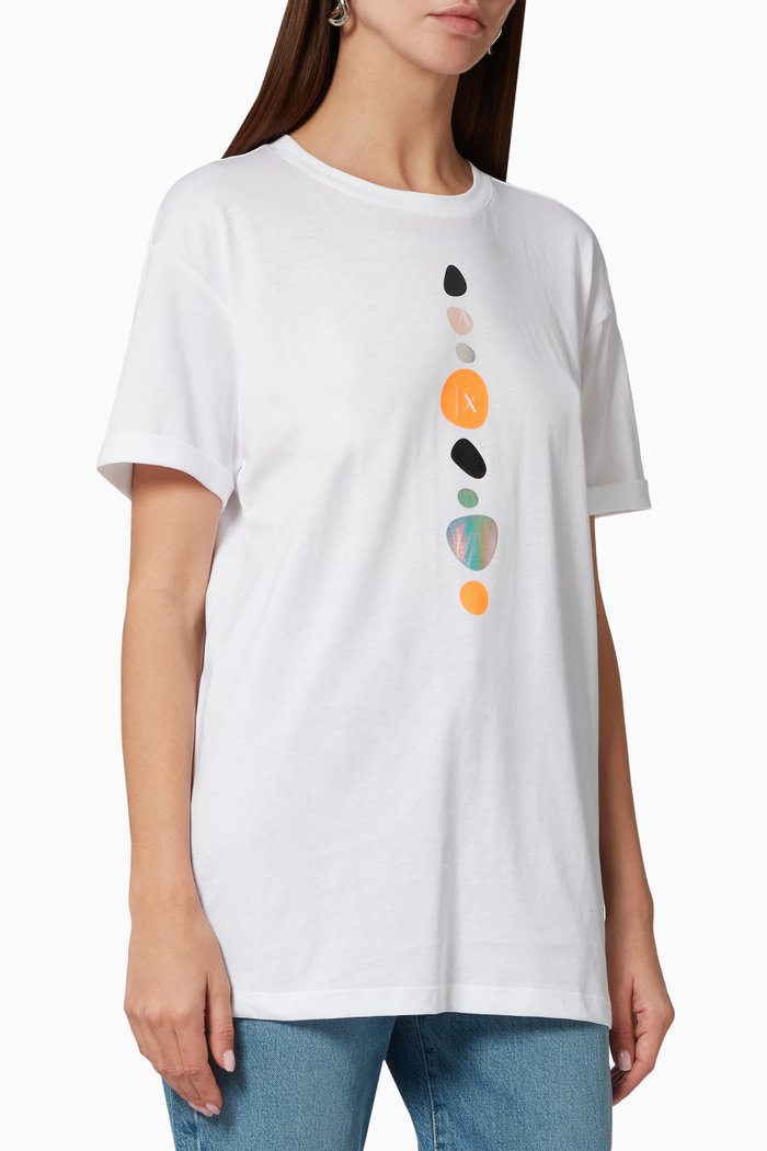 

Graphic T-Shirt in Jersey, White