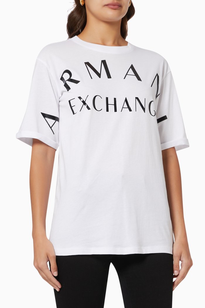 

Bold Logo T-shirt in Jersey, White