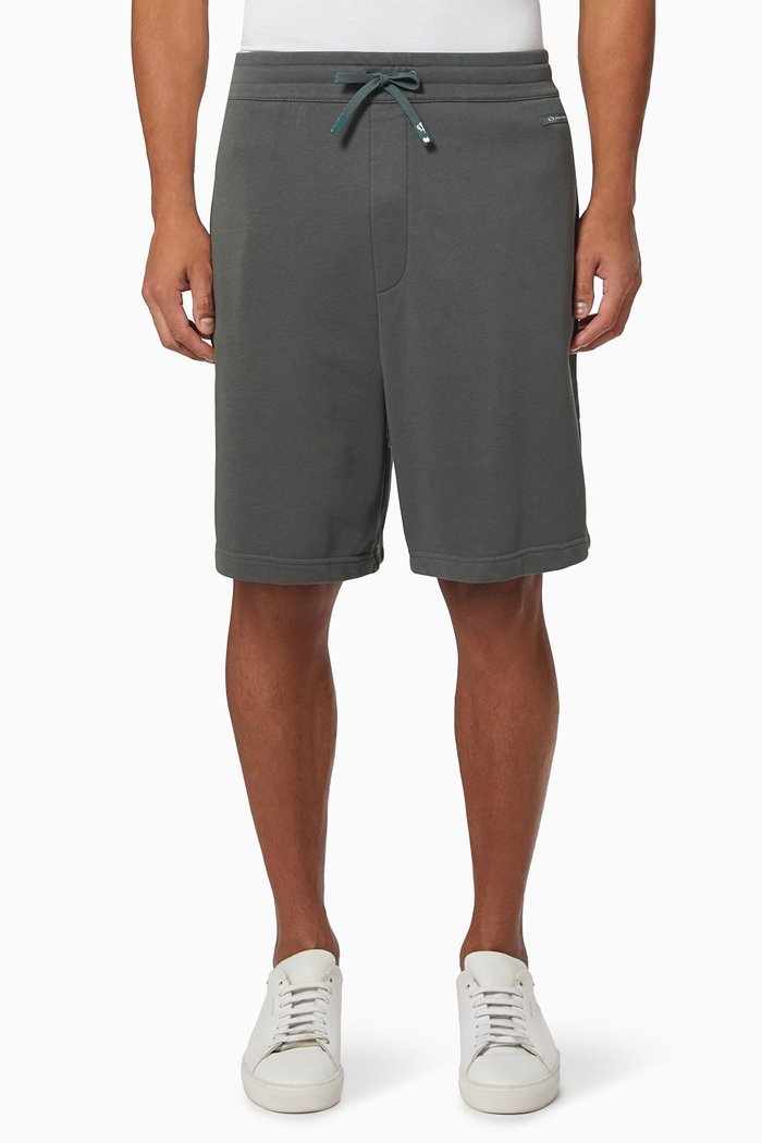 

Camo Bermuda Shorts in Jersey, Green