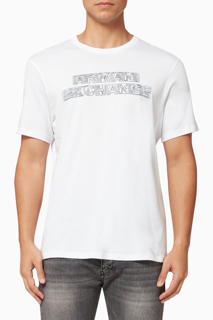 

Logo T-Shirt in Jersey, White