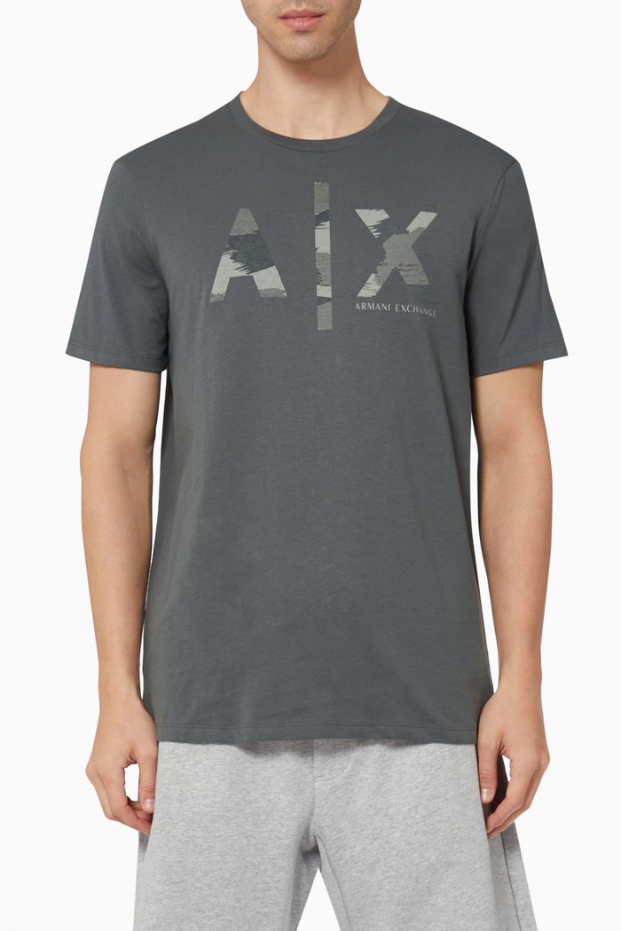 

Logo T-Shirt in Cotton Jersey, Green