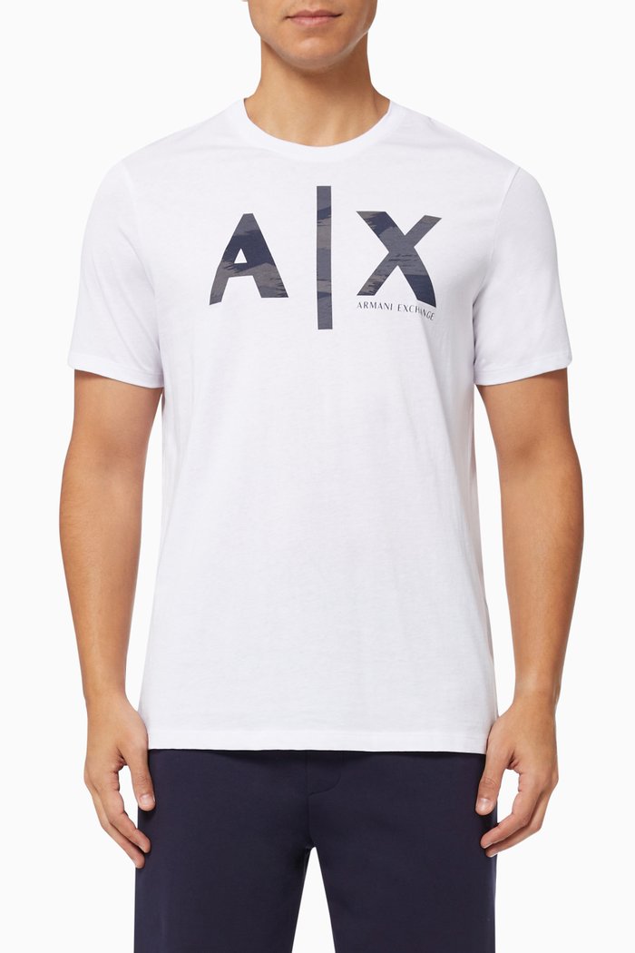 

Logo T-Shirt in Cotton Jersey, White