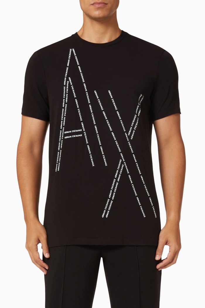 

Logo T-shirt in Cotton Jersey, Black