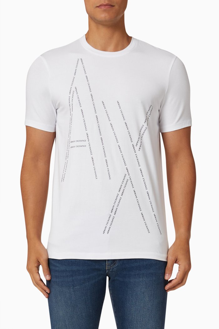 

Logo T-shirt in Cotton Jersey, White