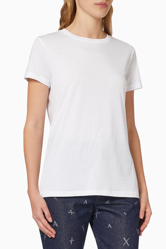

AX Classic T-shirt in Pima Cotton Jersey, White