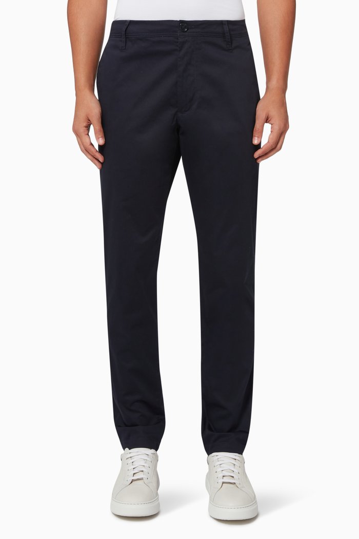 

Slim Fit Chinos in Gabardine, Blue