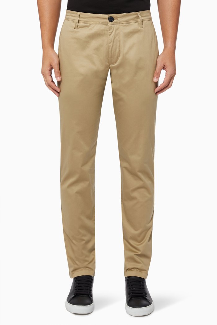 

Slim Fit Chinos in Gabardine, Neutral