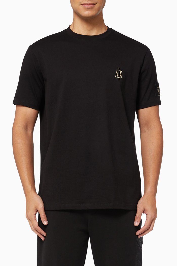 

Icon Logo T-shirt in Cotton, Black