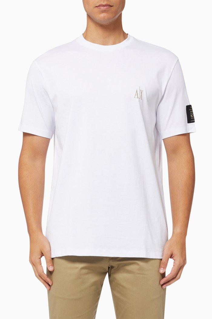 

Icon Logo T-shirt in Cotton, White