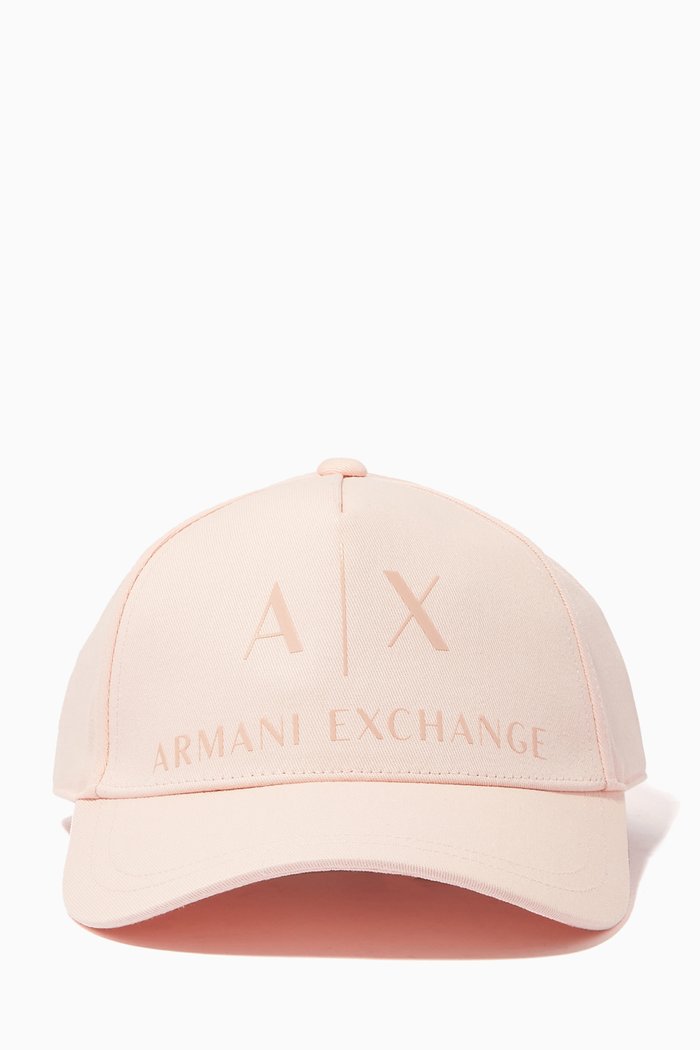 

AX Logo Baseball Hat in Gabardine, Green
