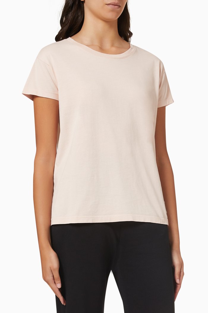 

Small Logo Patch T-Shirt in Cotton, Green