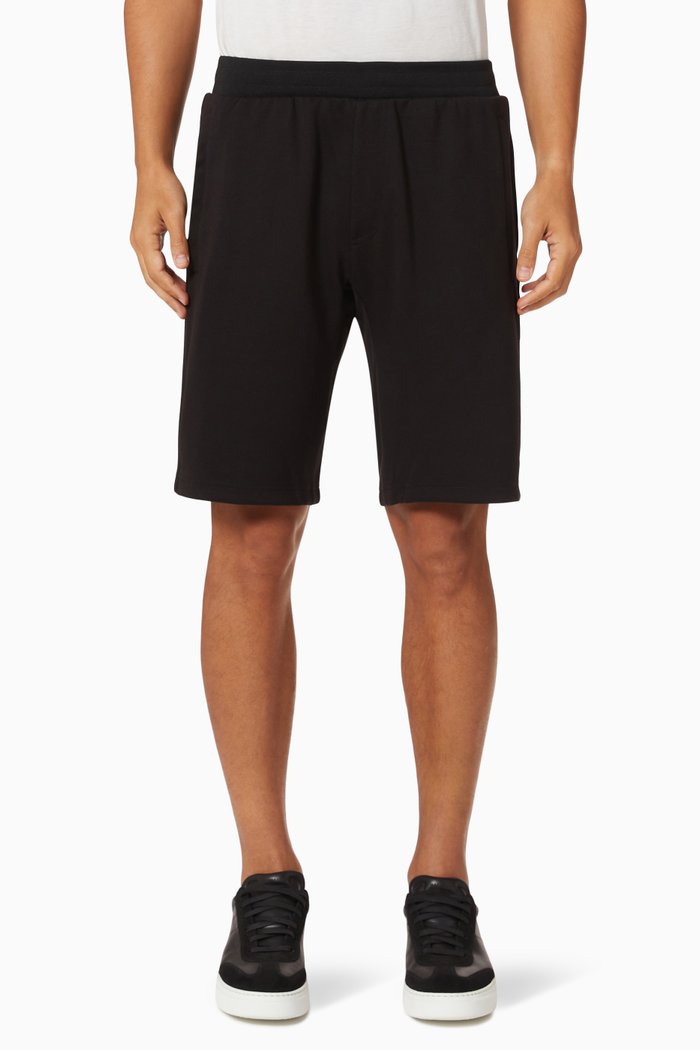 

Ramadan Collection Metallic Tape Shorts in Jersey, Black