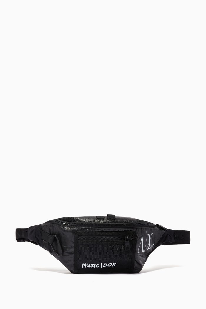

AX Beats Music Box Belt Bag, Black