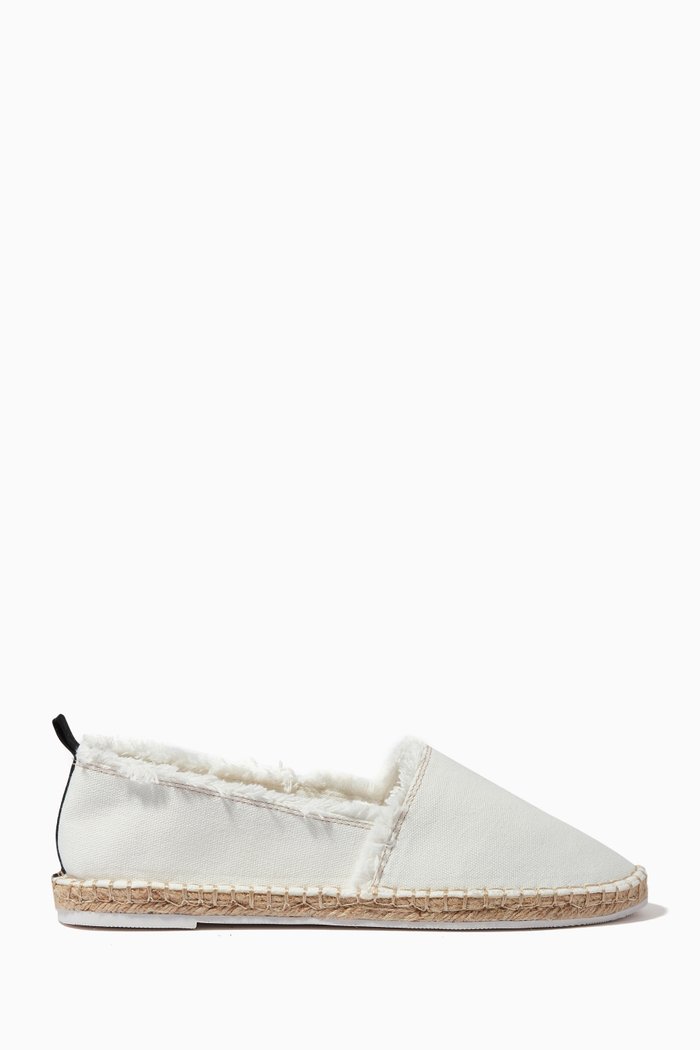 

Espadrilles in Canvas, White