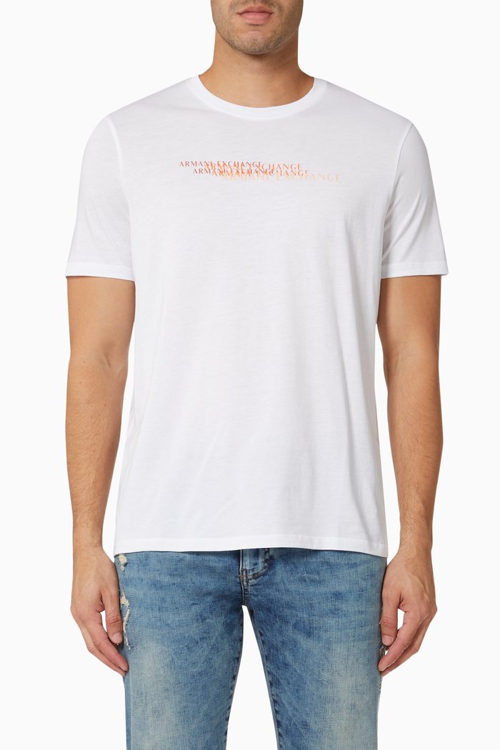 

Slim Fit T-shirt in Pima Cotton Jersey, White
