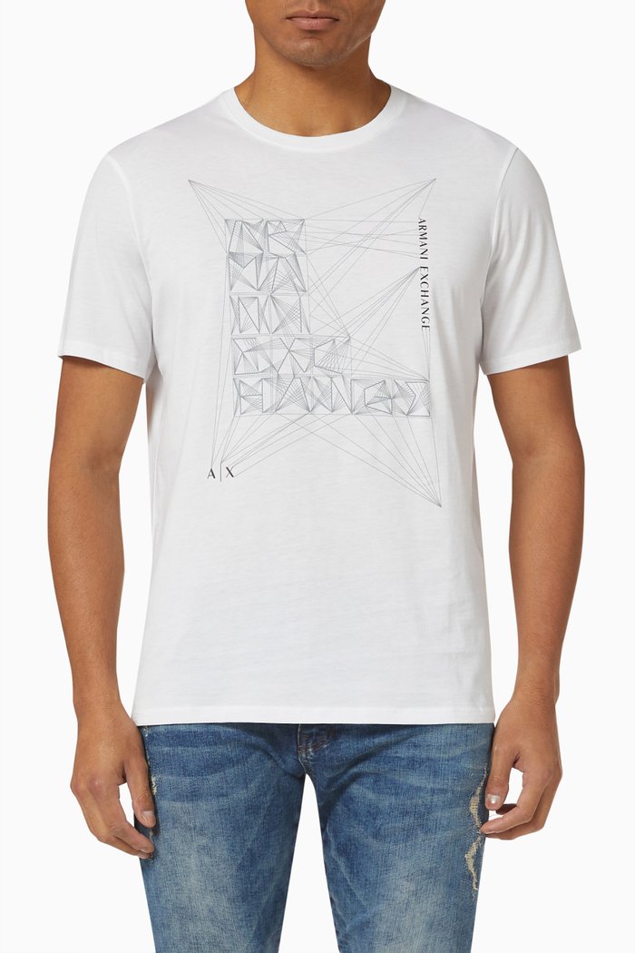 

Regular Fit T-shirt in Pima Cotton Jersey, White