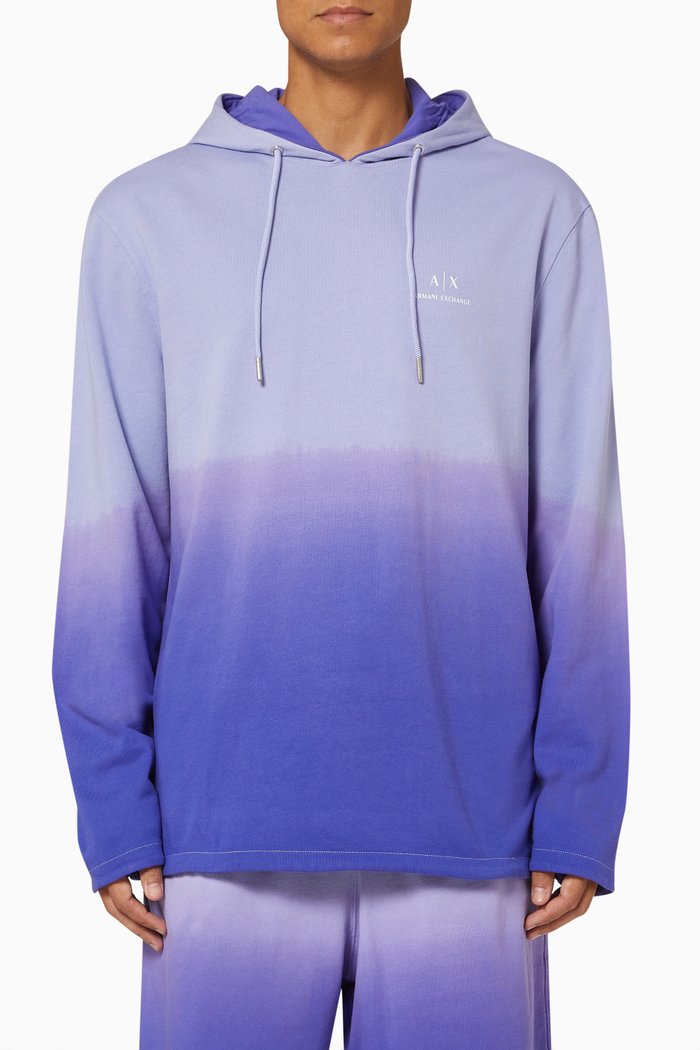 

Hooded Sweatshirt in Organic Cotton, Purple