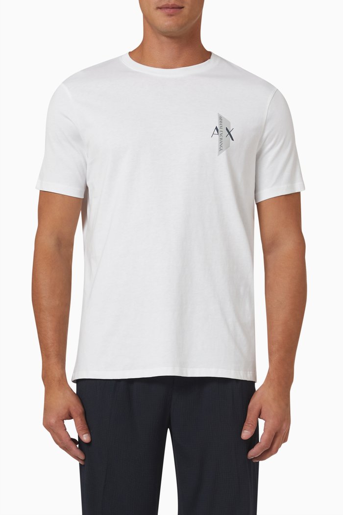 

Regular Fit T-shirt in Cotton Jersey, White