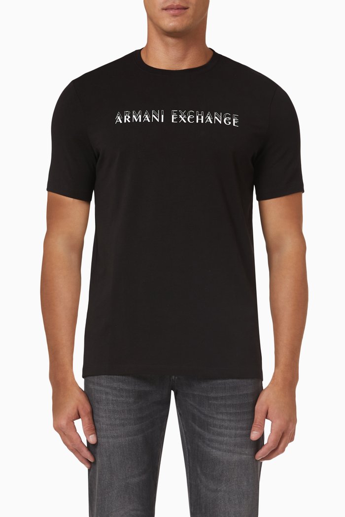 

Slim Fit T-shirt in Cotton Jersey, Black