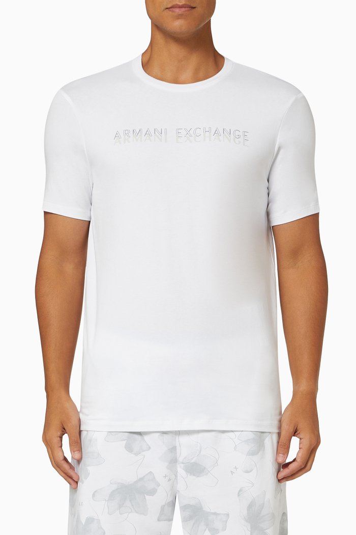 

Slim Fit T-shirt in Cotton Jersey, White