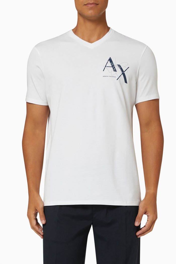 

Slim Fit T-shirt in Cotton Jersey, White