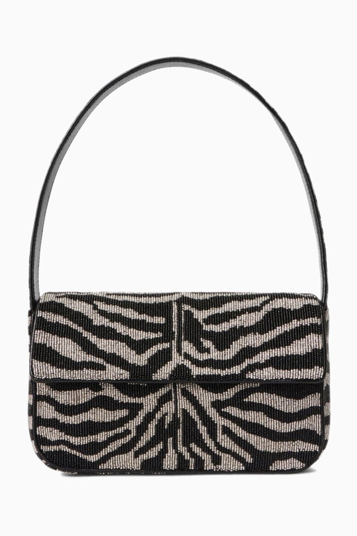 

Tommy Beaded Shoulder Bag, Black