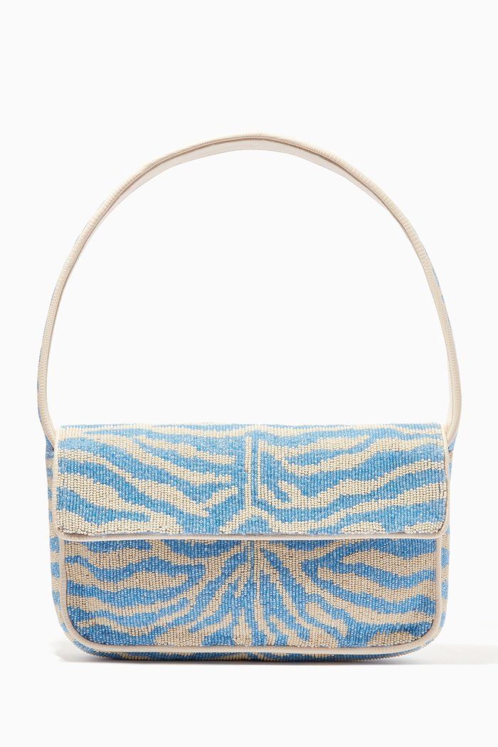 

Tommy Beaded Shoulder Bag, Blue
