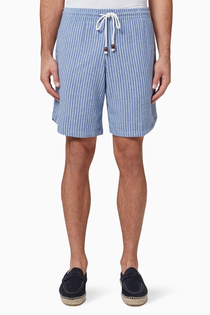 

Hiri Shorts in Organic Cotton, Blue