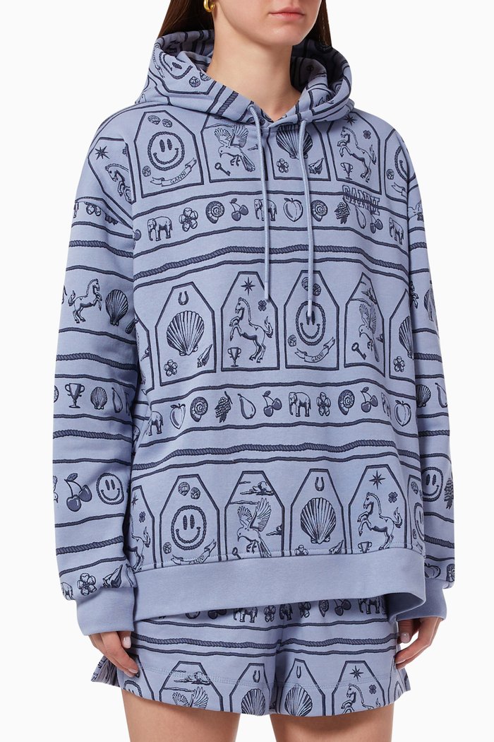 

Software Isoli Hoodie in Organic Cotton, Blue