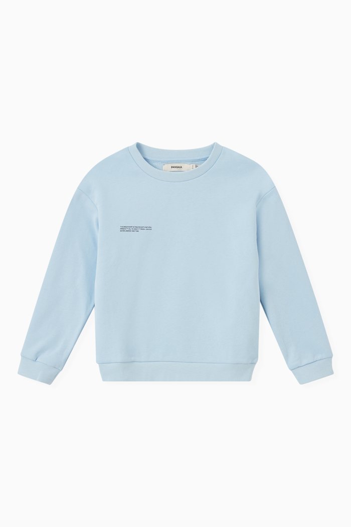 365 Sweatshirt in Organic Cotton, Blue