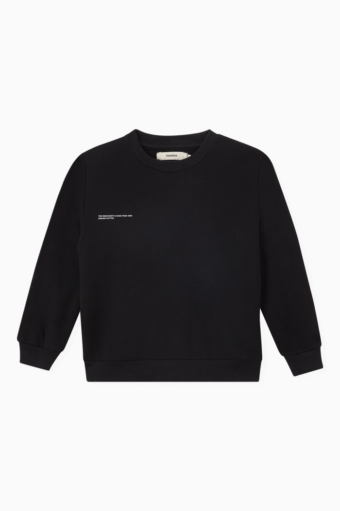 

365 Sweatshirt in Organic Cotton, Black