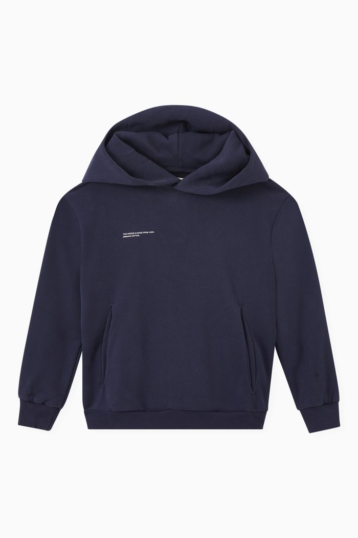 

365 Hoodie in Organic Cotton, Blue