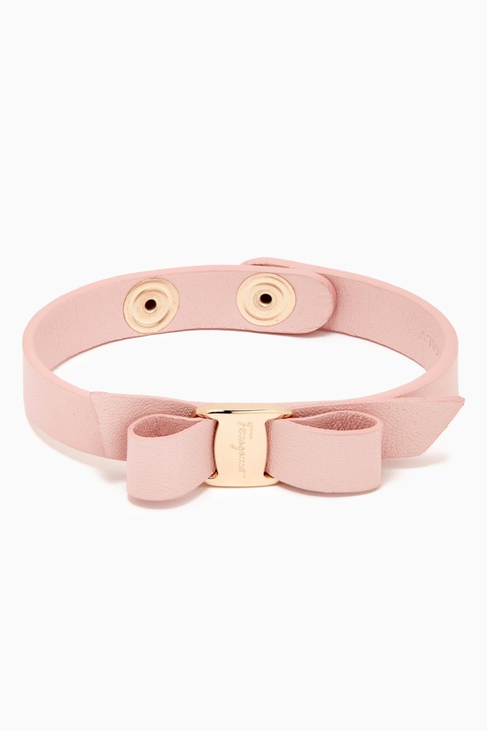 

Vara Bow Bracelet in Leather, Multicolour