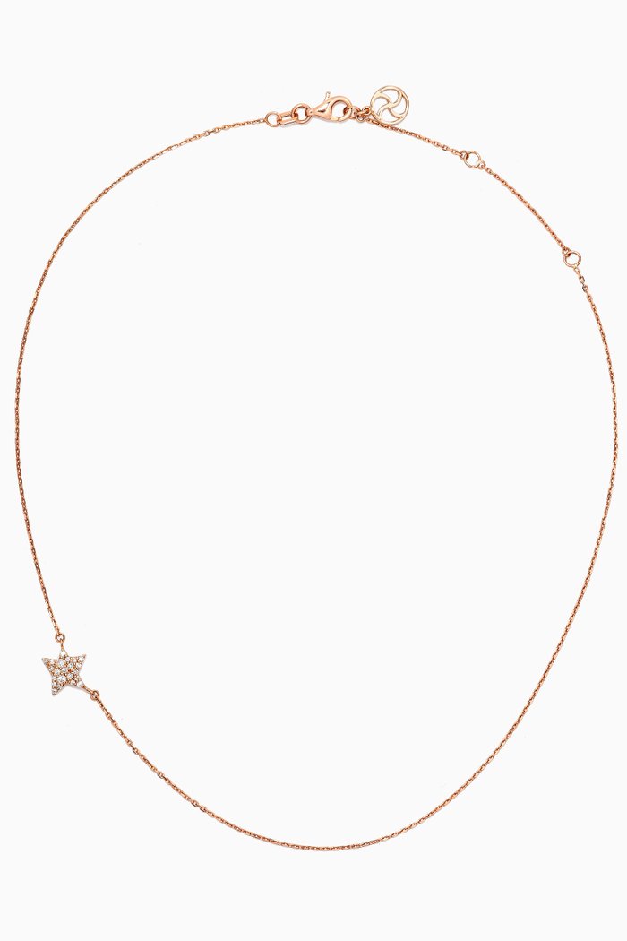 

Sirius Star Diamond Pendant Necklace in 14kt Rose Gold