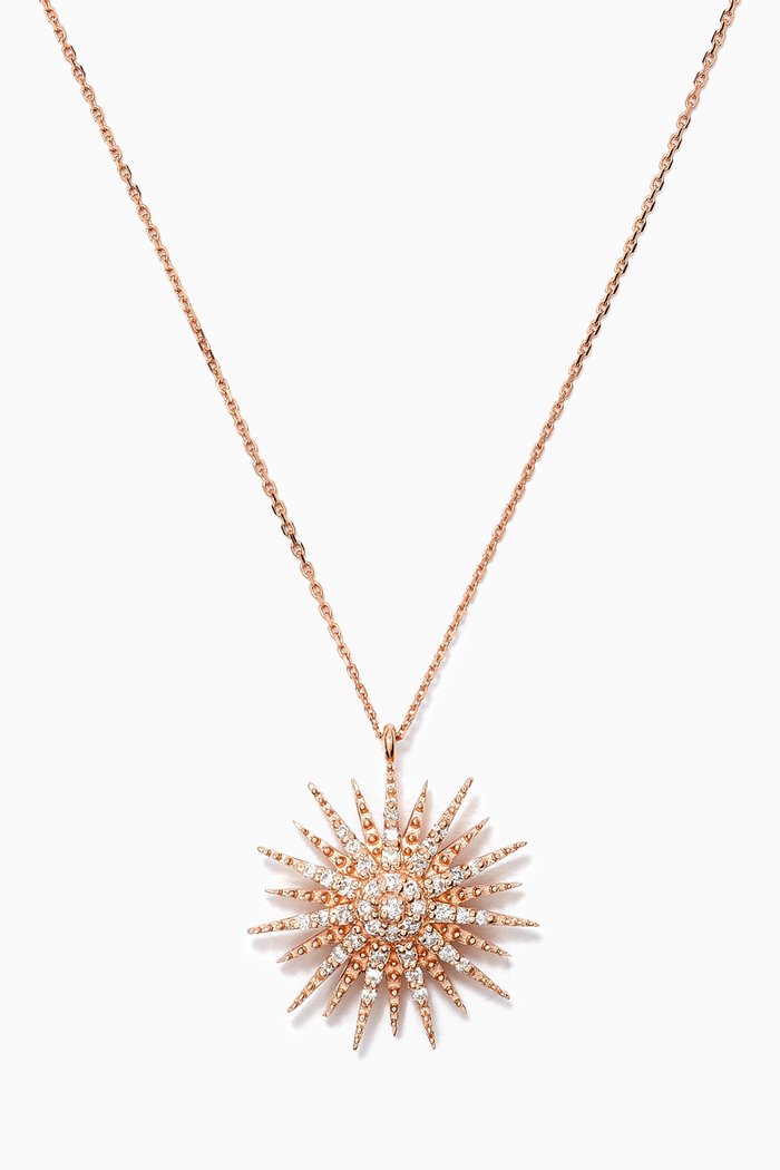 

Jardin Star Diamond Pendant Necklace in 14kt Rose Gold