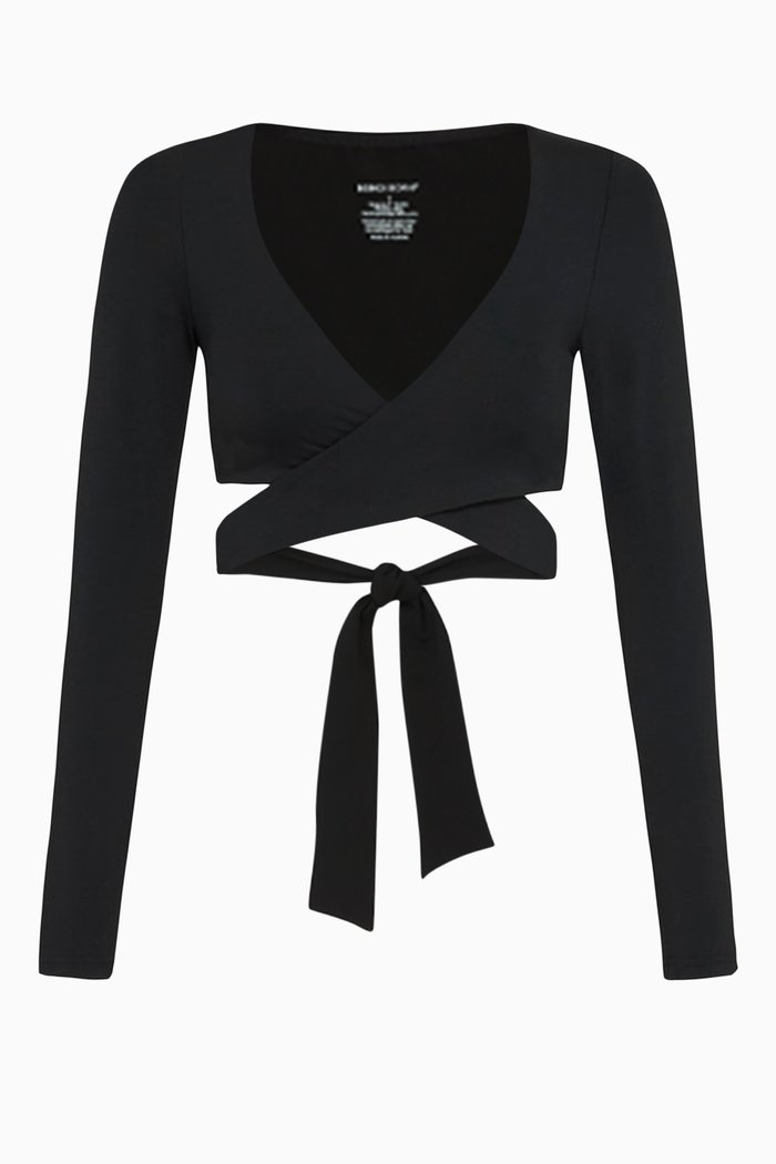 

Juniper Crop Top in Singuleur® Fabric, Black