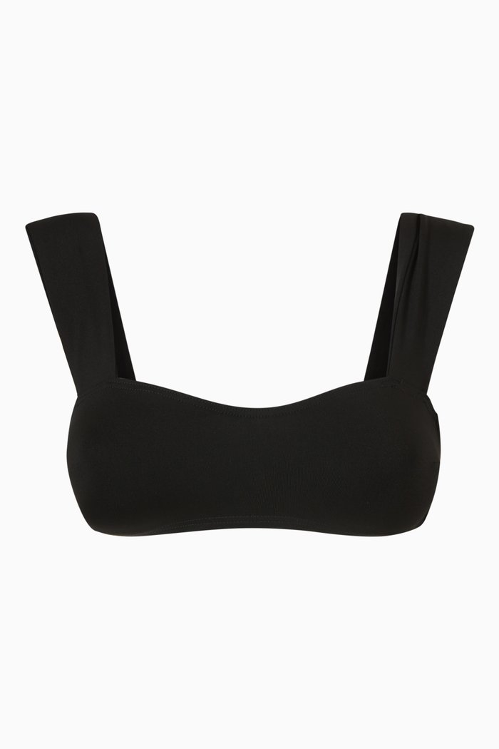 

Iris Bikini Top in Singuleur® Fabric, Black