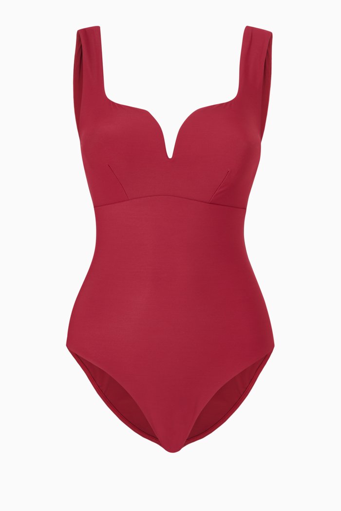 

Eleanor Swimsuit in Sculpteur® Fabric, Red