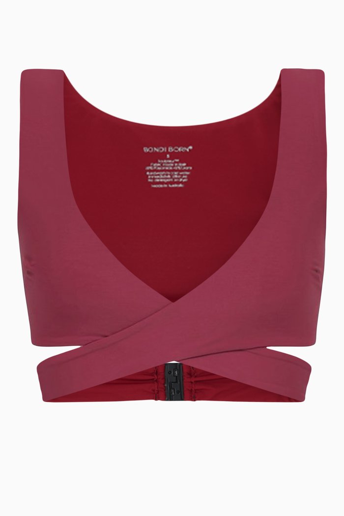 

Ava Bikini Top in Sculpteur® Fabric, Red