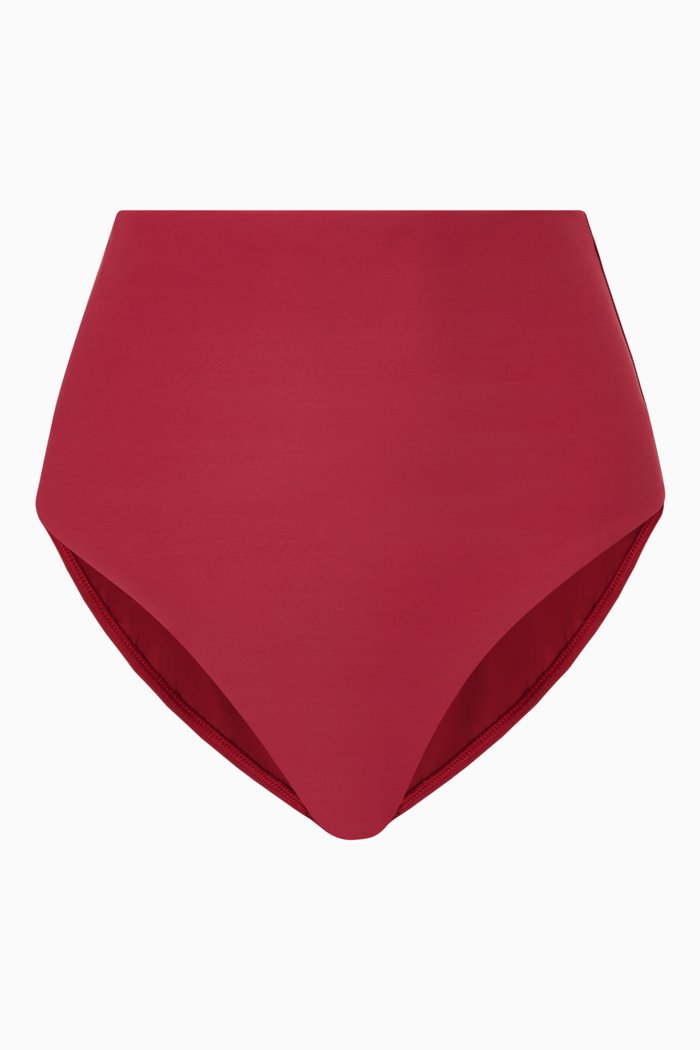 

Faith Bikini Bottoms in Sculpteur® Fabric, Red
