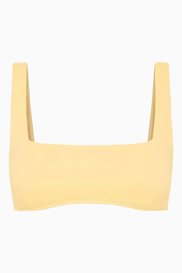 

Aria Bikini Top in Embodee™ Fabric, Yellow