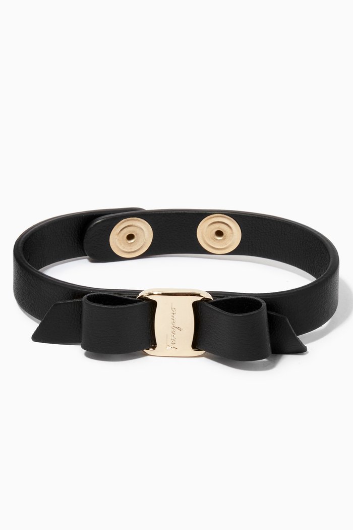 

Vara Bow Bracelet in Leather, Multicolour