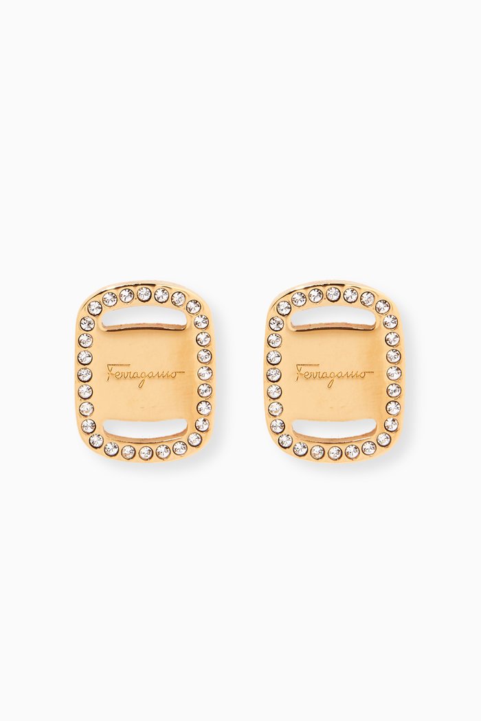 

Vara Earrings in Brass, Yellow