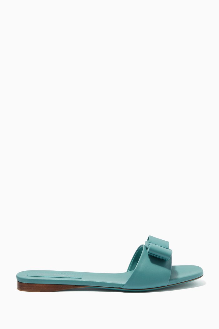 

Viva Slides in Nappa, Blue