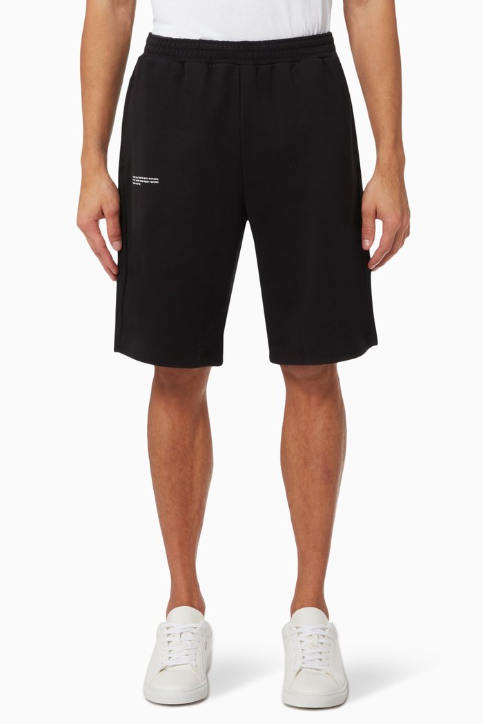 

365 Long Shorts in Organic Cotton, Black