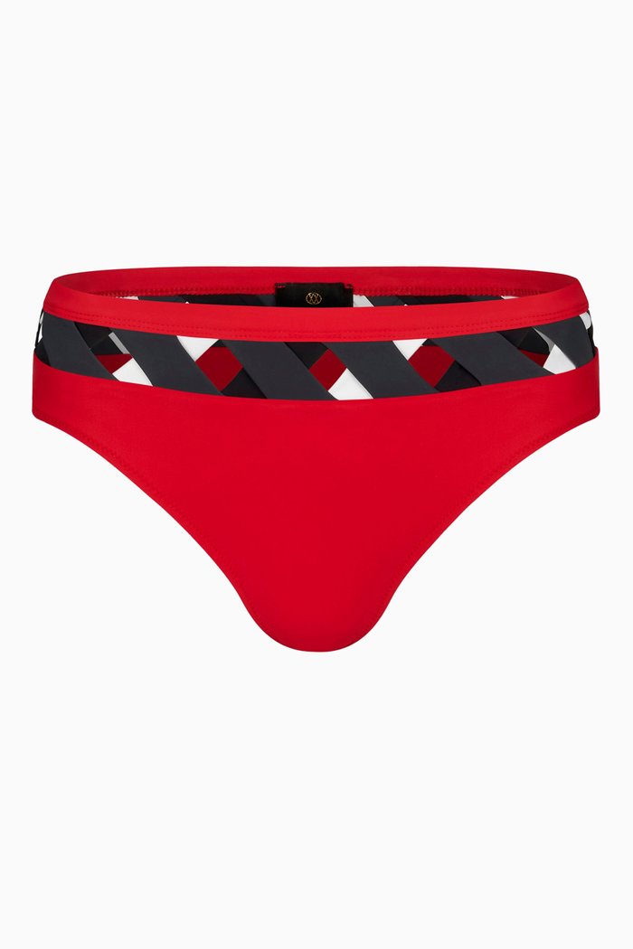 

Portofino Bandage Bikini Bottom, Red